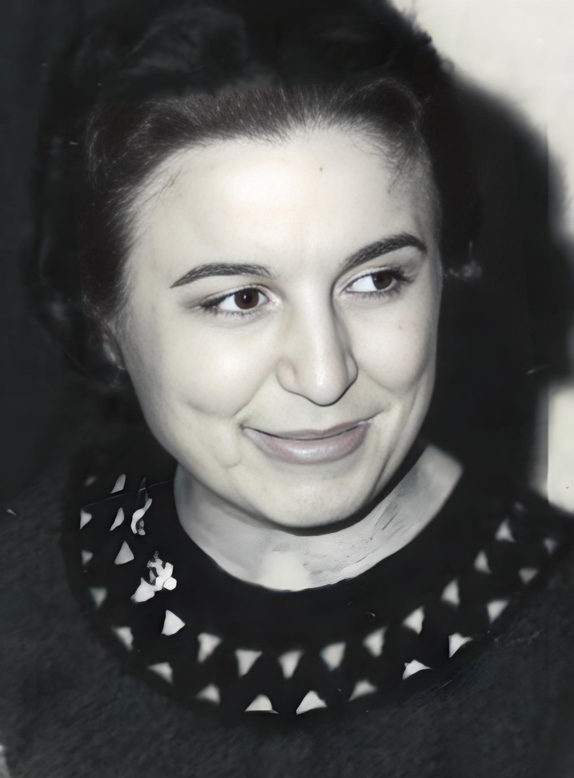 Liana Medici Pagnanelli, 10 marzo 1968. Positivo a colori su carta. Archivio famiglia Pagnanelli